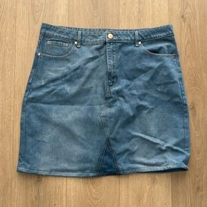 Fashion Nova Denim Skirt